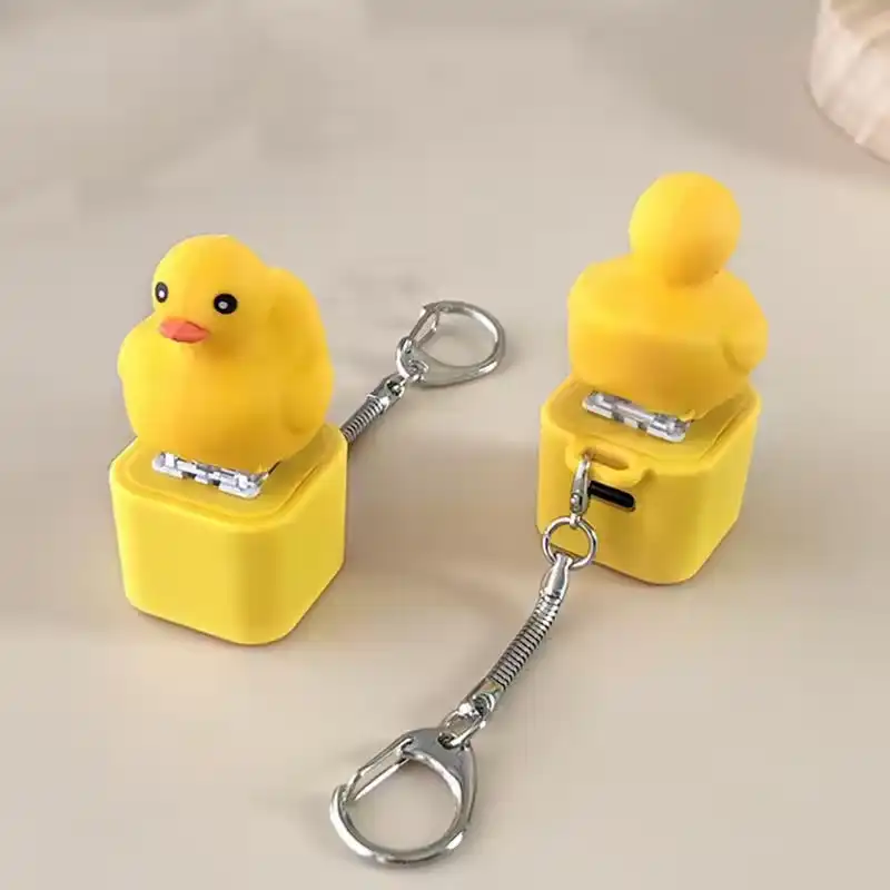 Duck Click Keychain